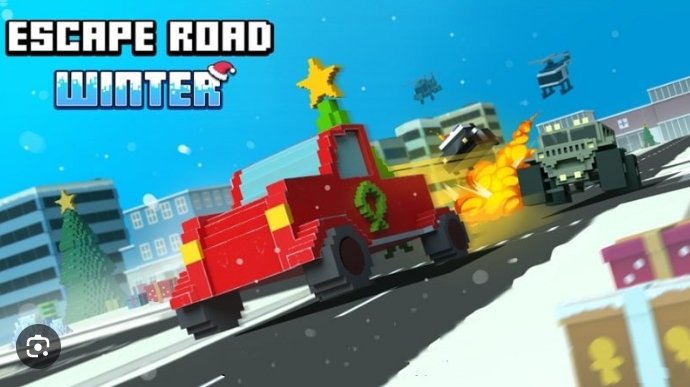 Escape Road Winter snow chase